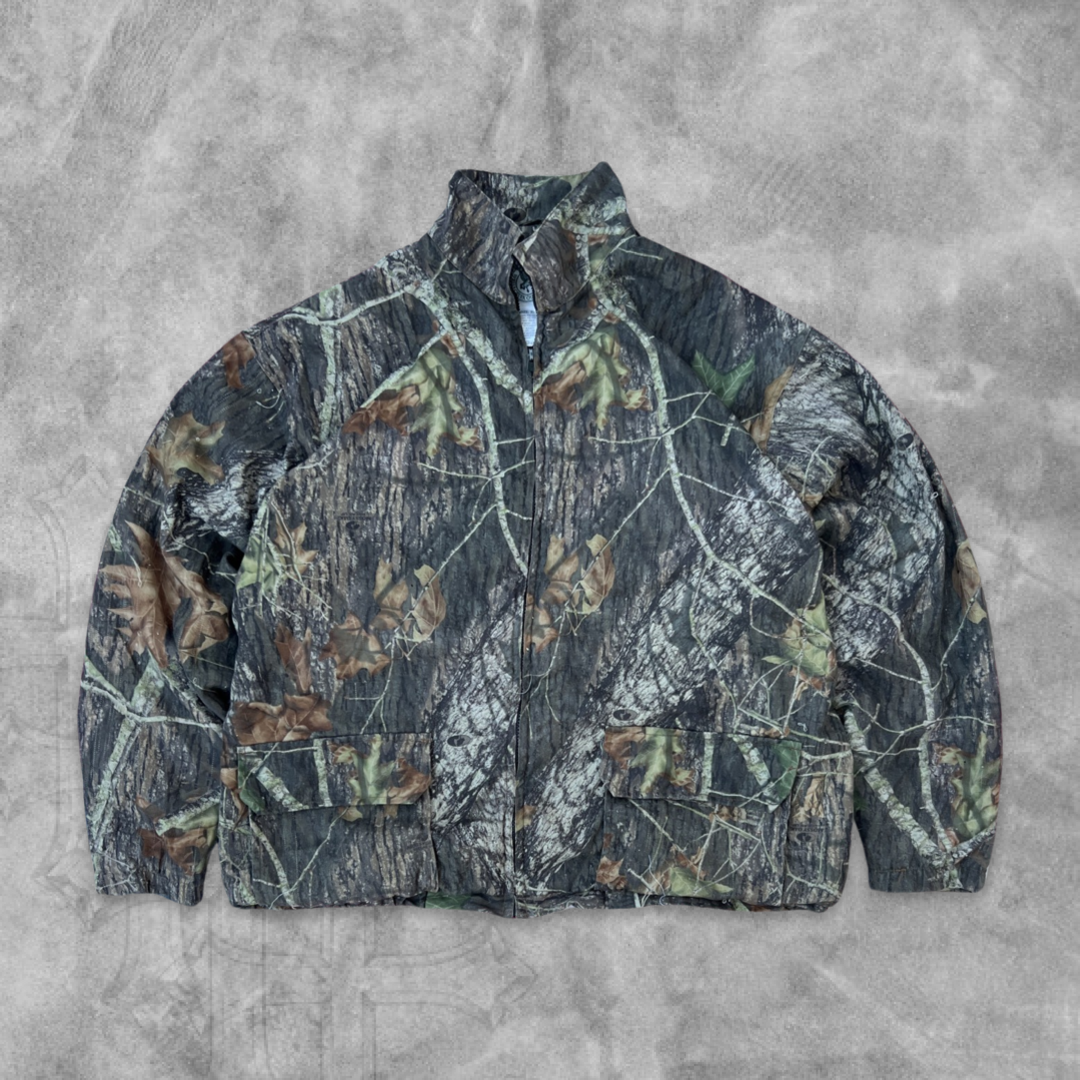 Camo Zip Up Jacket 1990s (M)