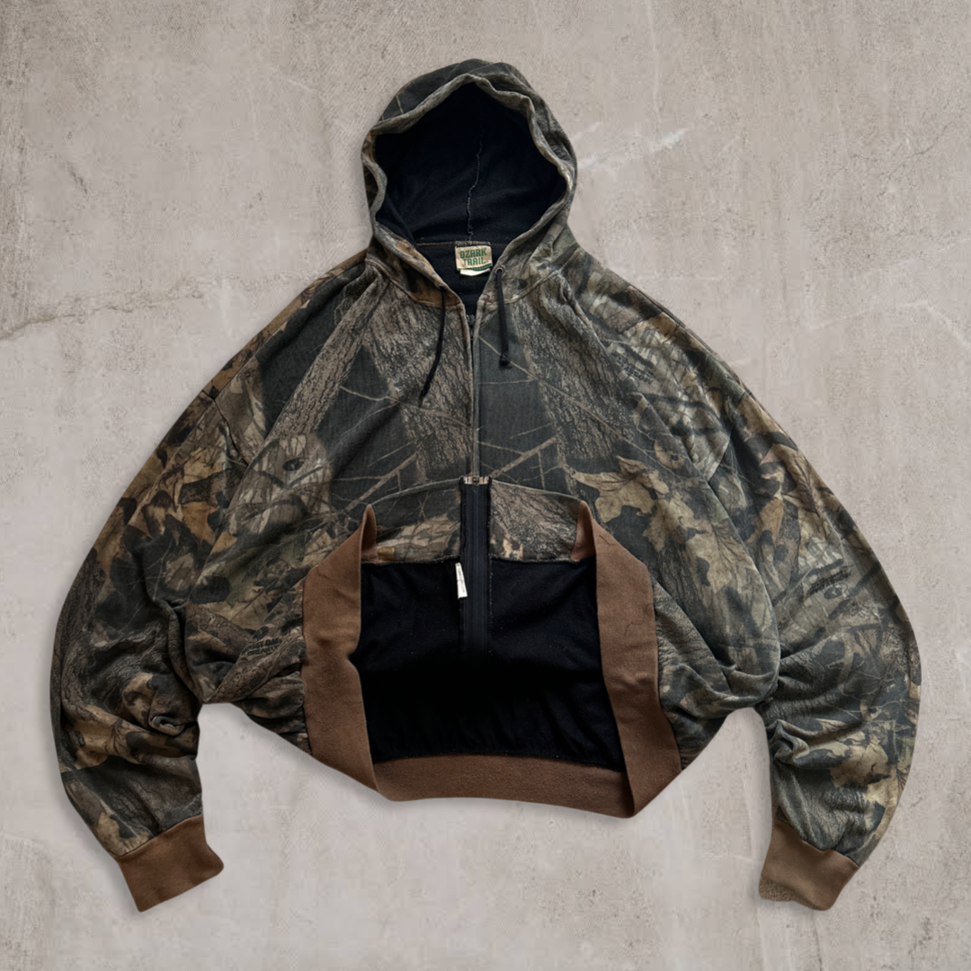 Camo Hooded Jacket 1990s (XL)