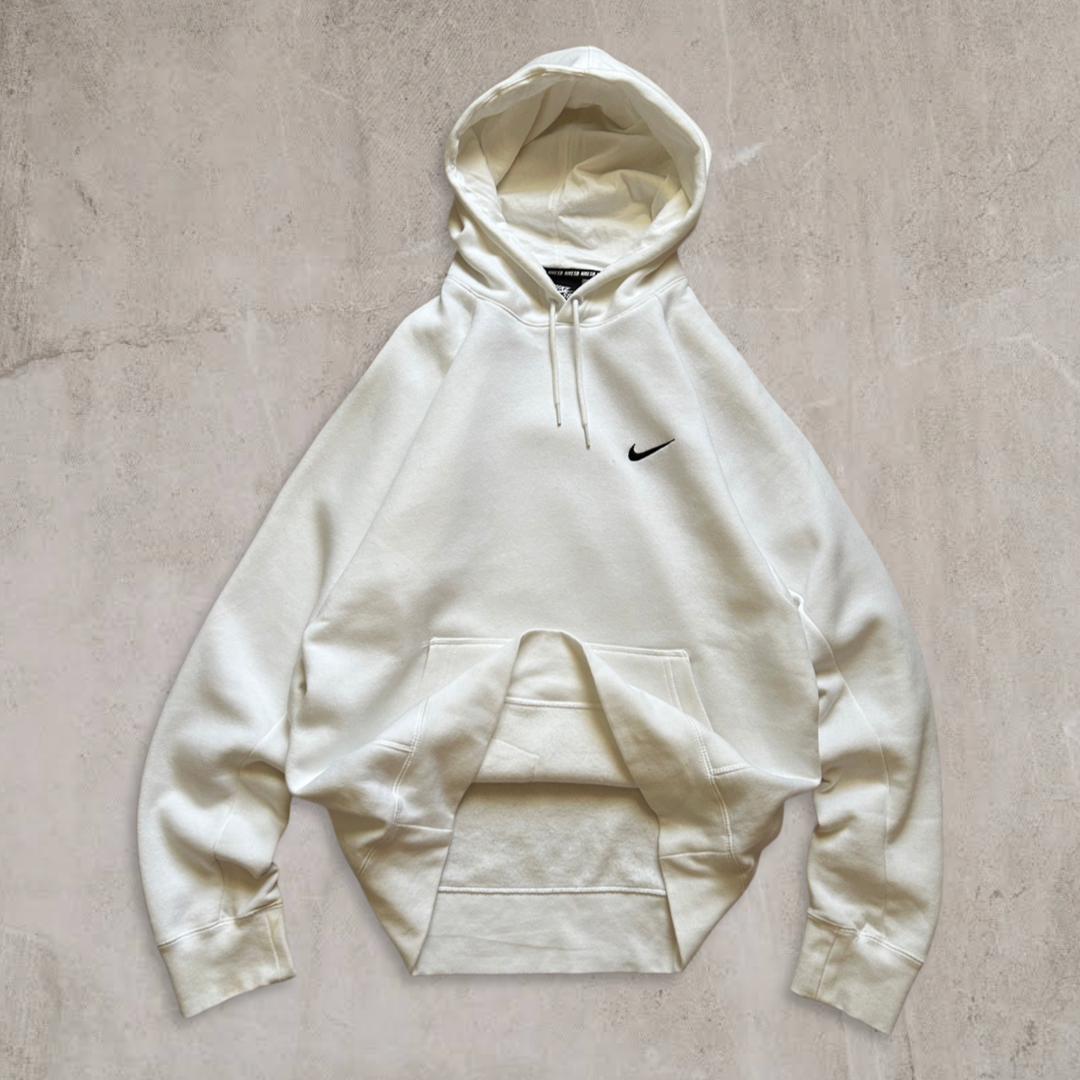 White Nike Hoodie 2000s (M)
