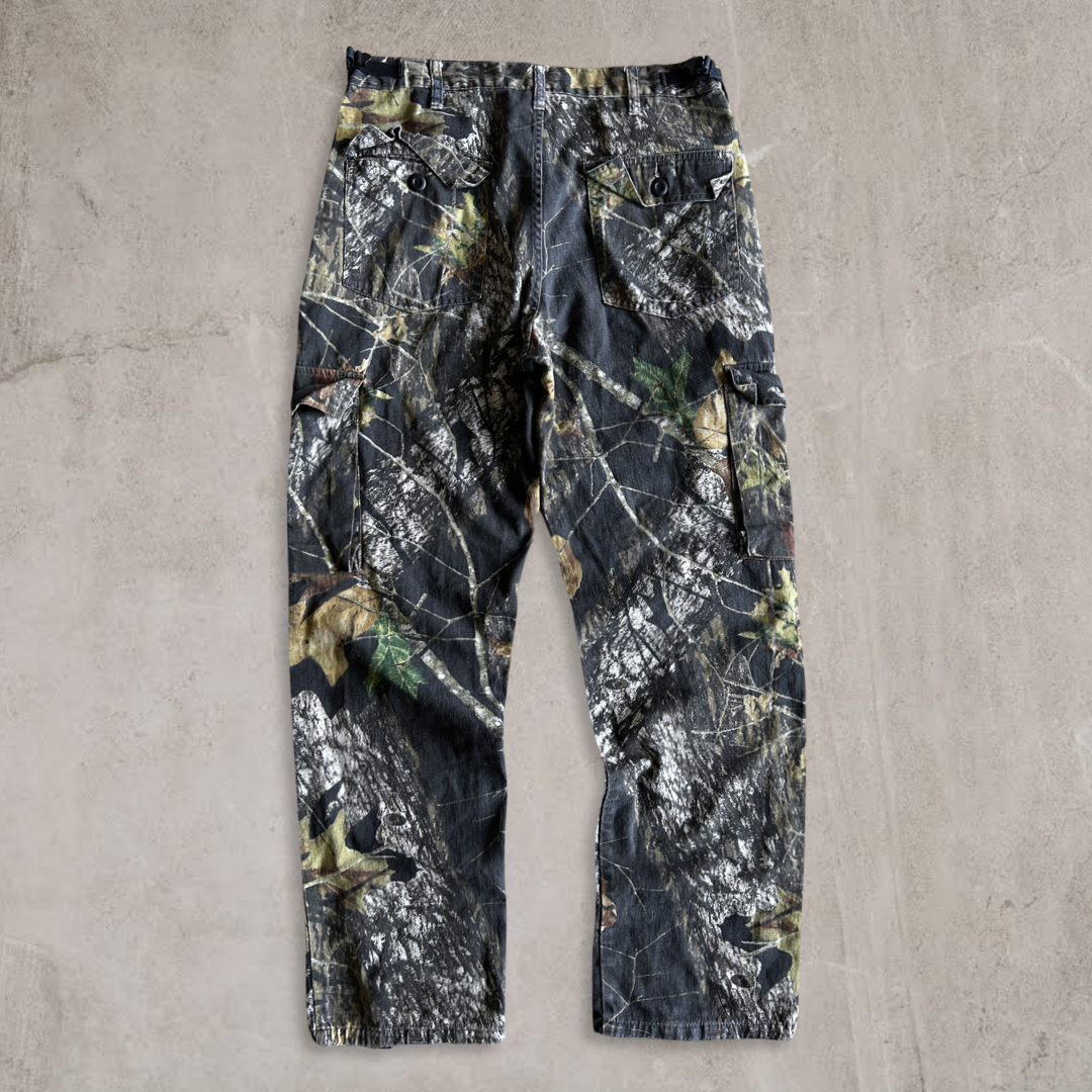Dark Camo Cargo Pants 1990s (34x31)