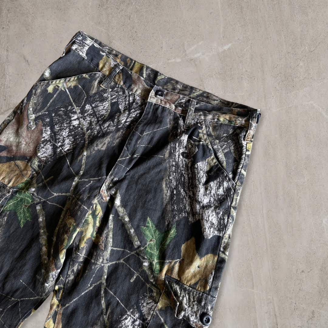 Dark Camo Cargo Pants 1990s (34x31)