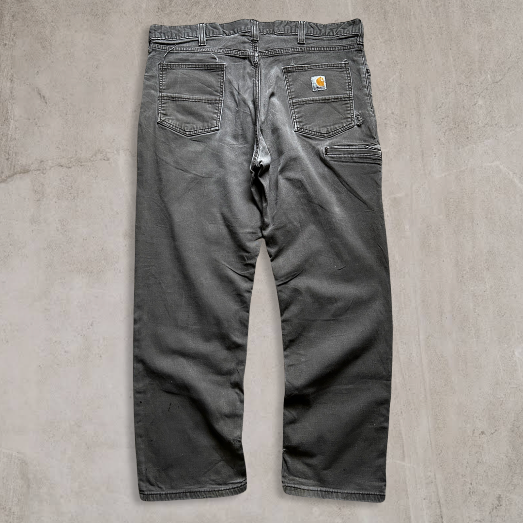 Distressed Grey Carhartt Pants 2000s (40x30)