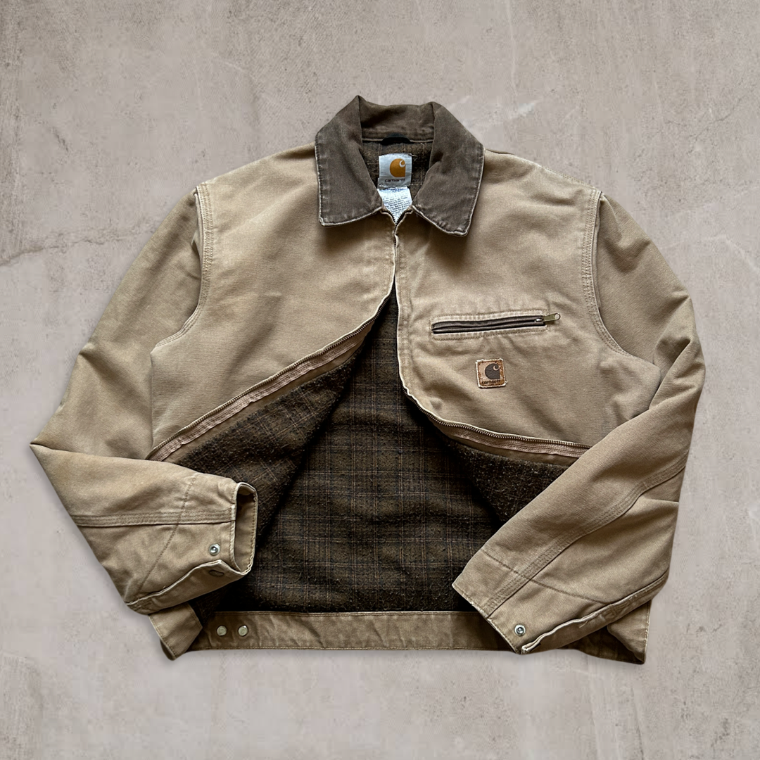 Light Brown Carhartt Detroit Jacket 1990s (M)