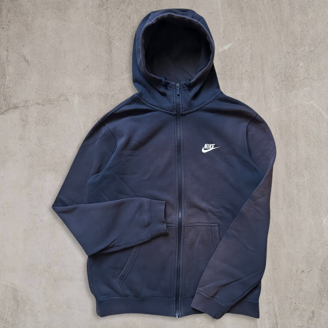Faded Nike Hooded Jacket Y2K 2000s (M)