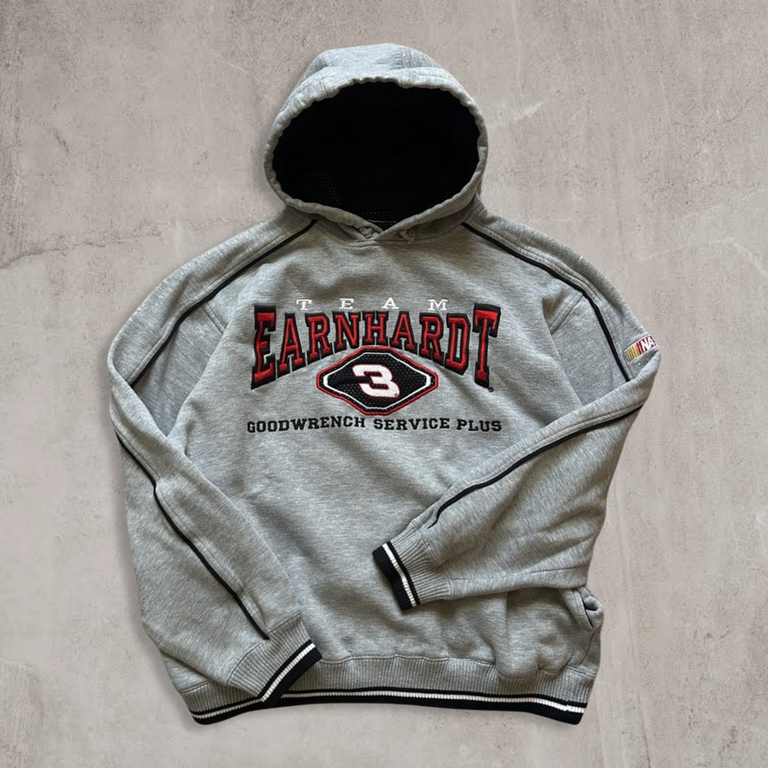 Grey Team Earnhardt Hoodie 1990s (M)