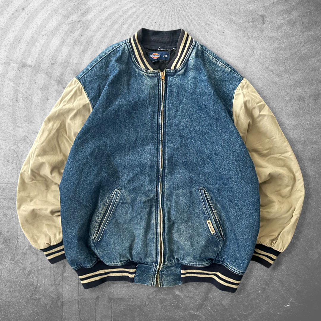 Denim Dickies Varsity Jacket 1990s (XXL)