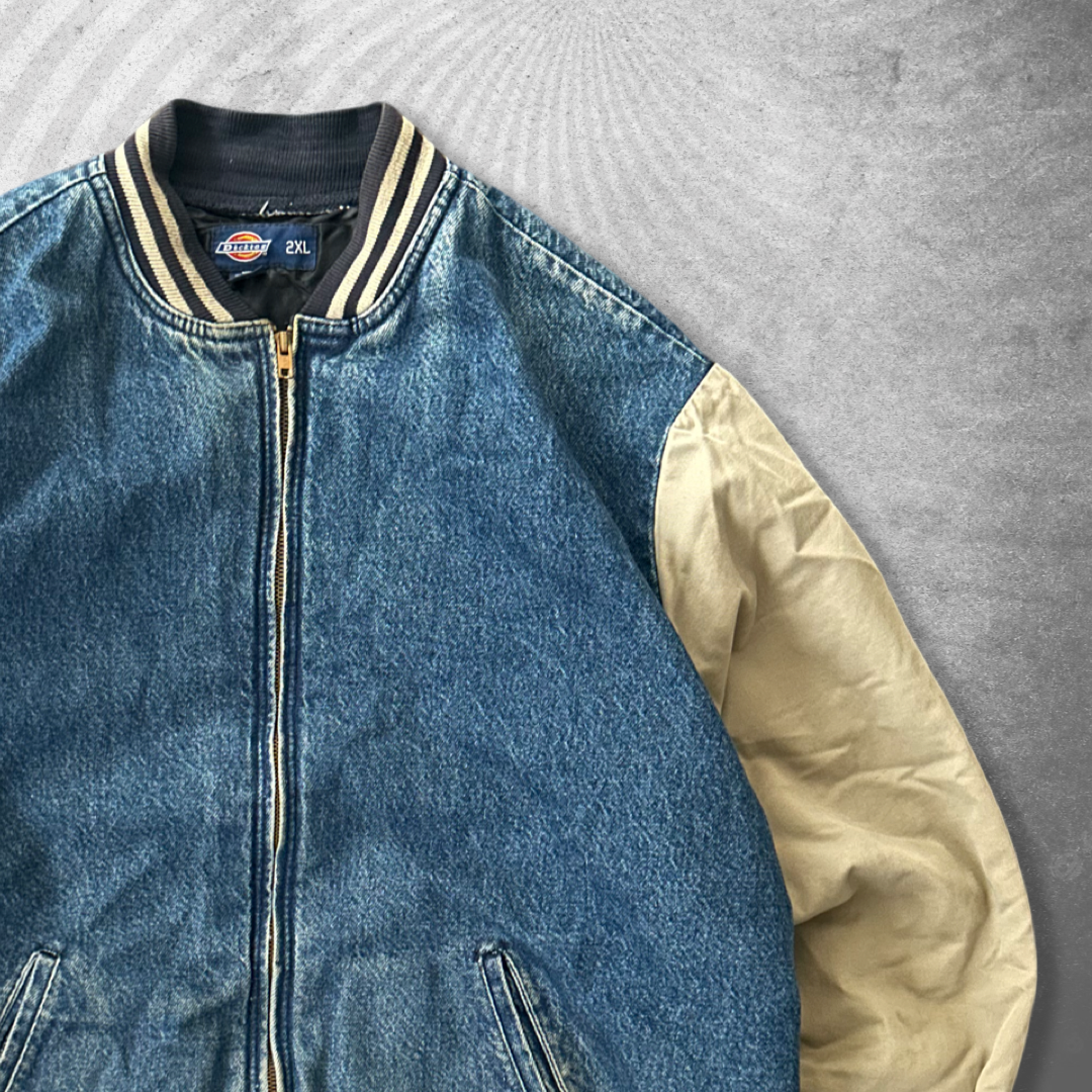 Denim Dickies Varsity Jacket 1990s (XXL)