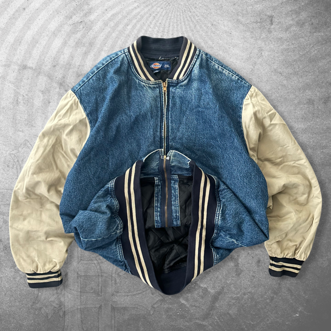 Denim Dickies Varsity Jacket 1990s (XXL)