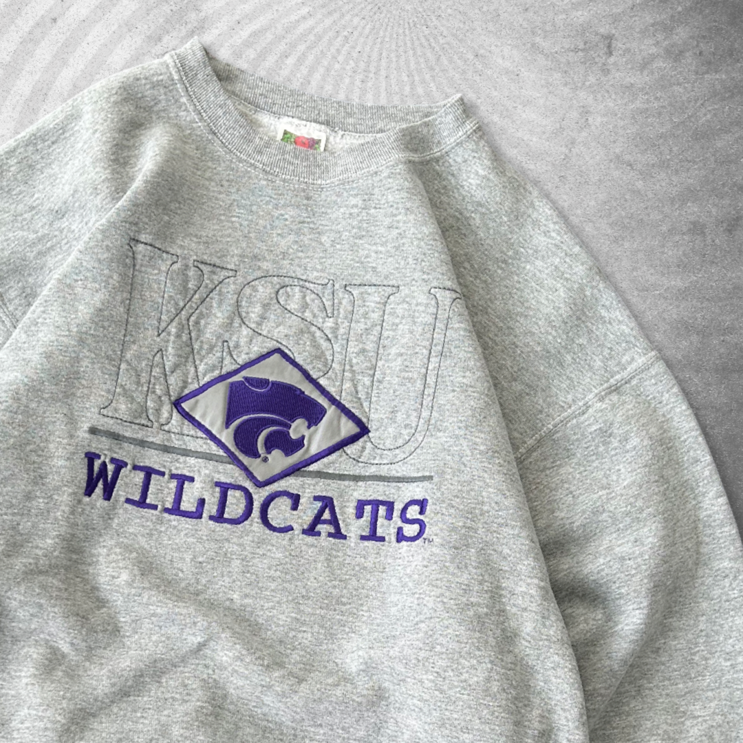 Grey Kansas State Sweatshirt 1990s (XL)