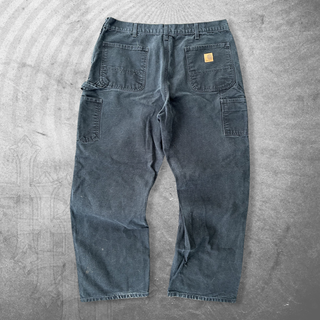 Black Carhartt Carpenter Pants 2000s (38x30)