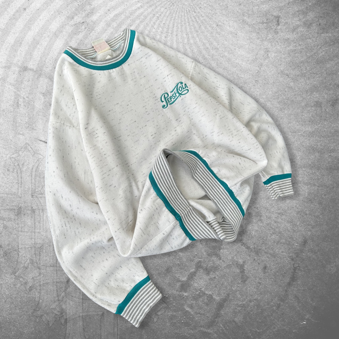 Pepsi Ringer Sweatshirt 1980s (L)