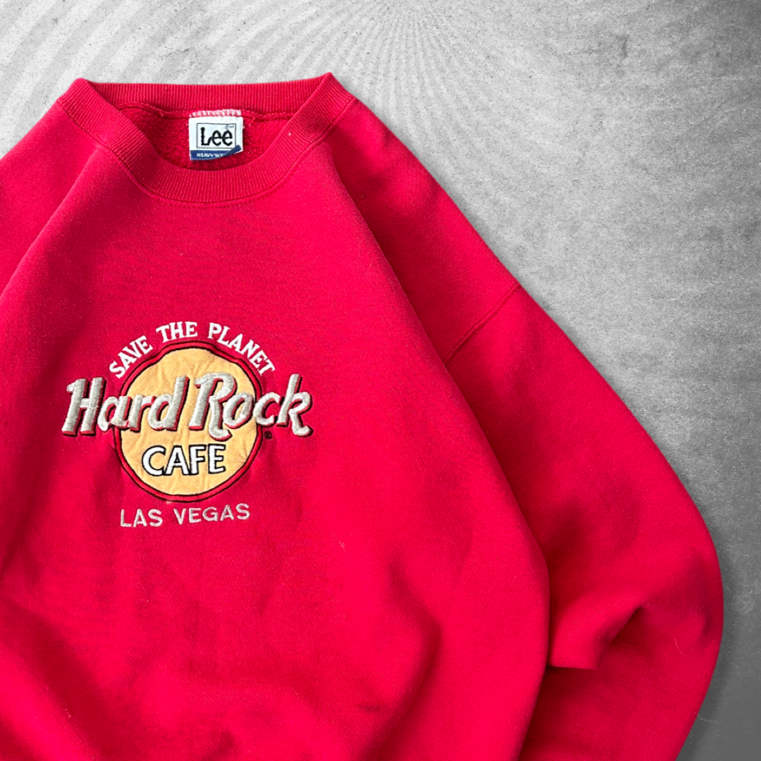 Red Hard Rock Cafe Sweatshirt 1990s (L)