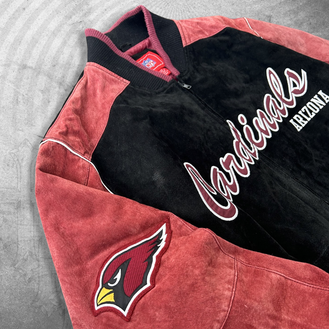 Black/Red Arizona Cardinals Varsity Jacket 1990s (XL)