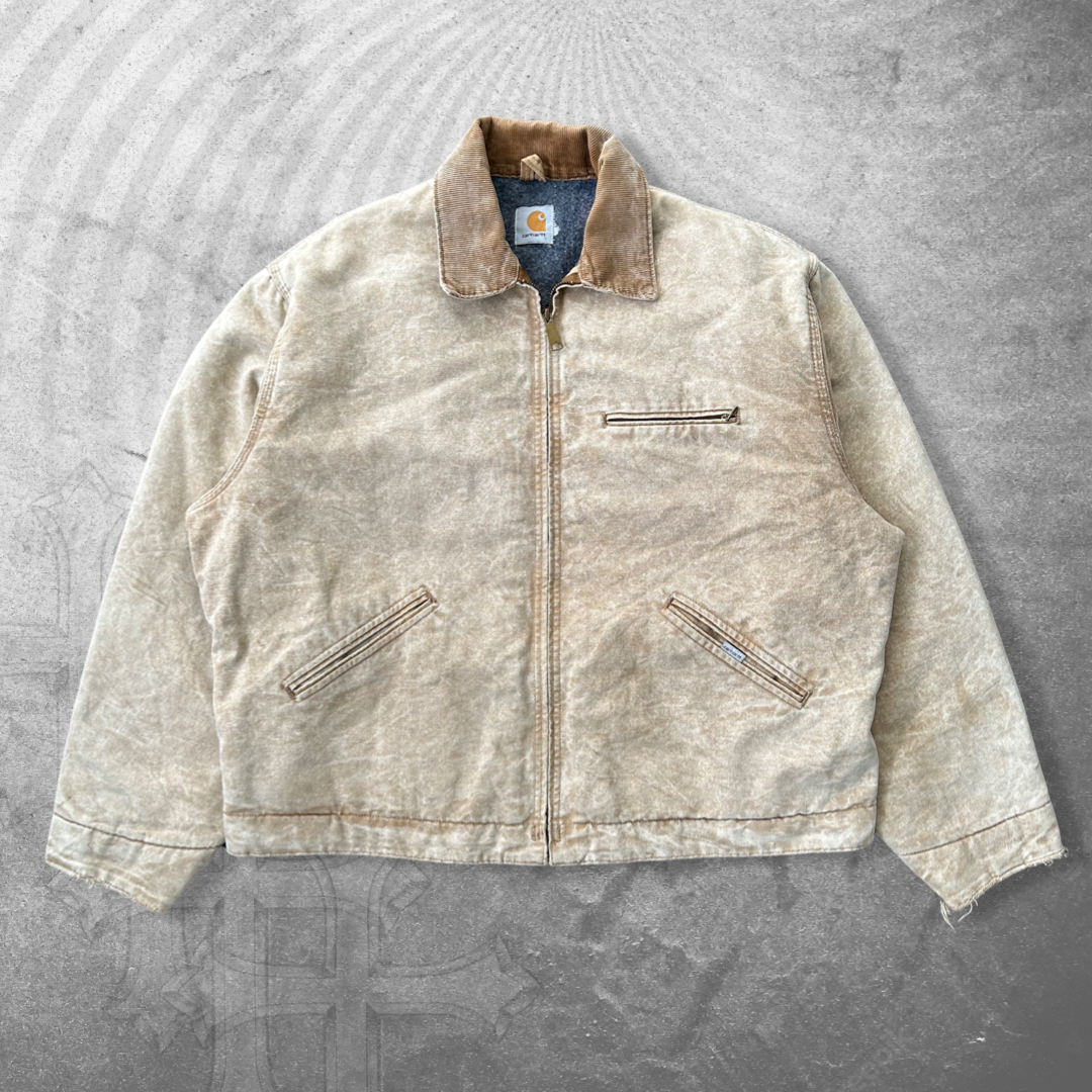Faded Tan Carhartt Detroit Jacket 1990s (L)