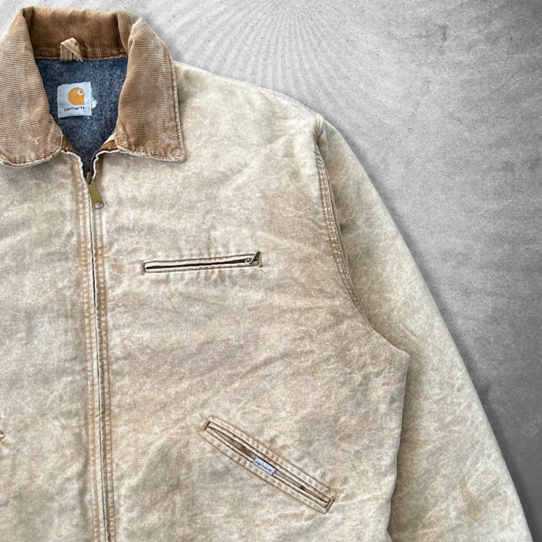 Faded Tan Carhartt Detroit Jacket 1990s (L)