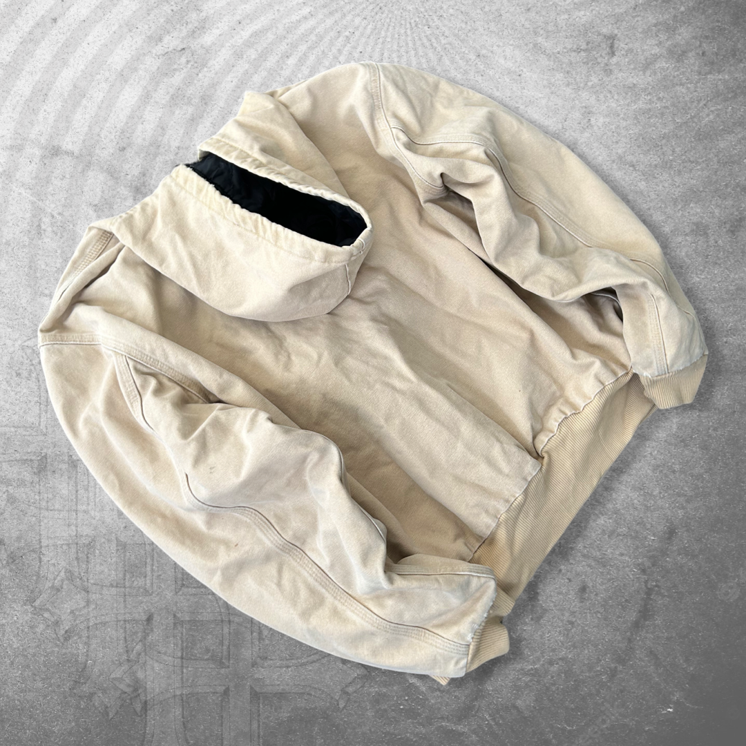 Sandstone Carhartt Hooded Jacket 1990s (XL)