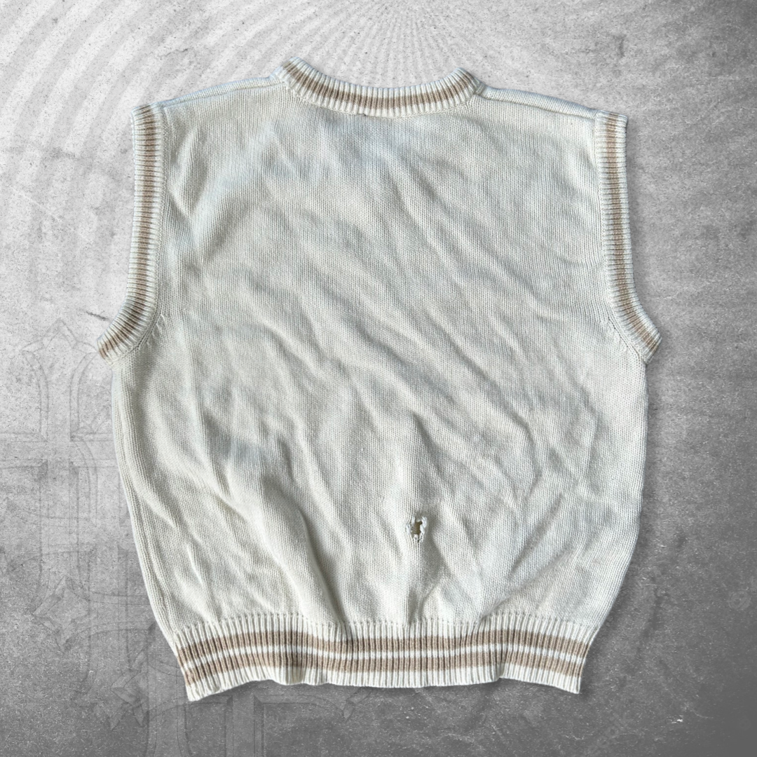 Cream South Pole Sweater Vest 2000s (L)
