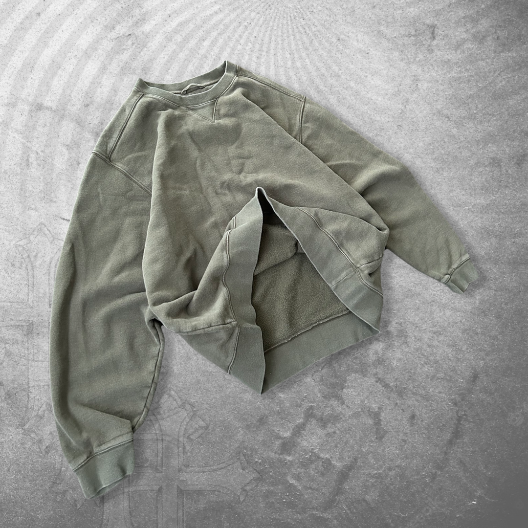 Olive Green LL Bean Sweatshirt 2000s (XL)