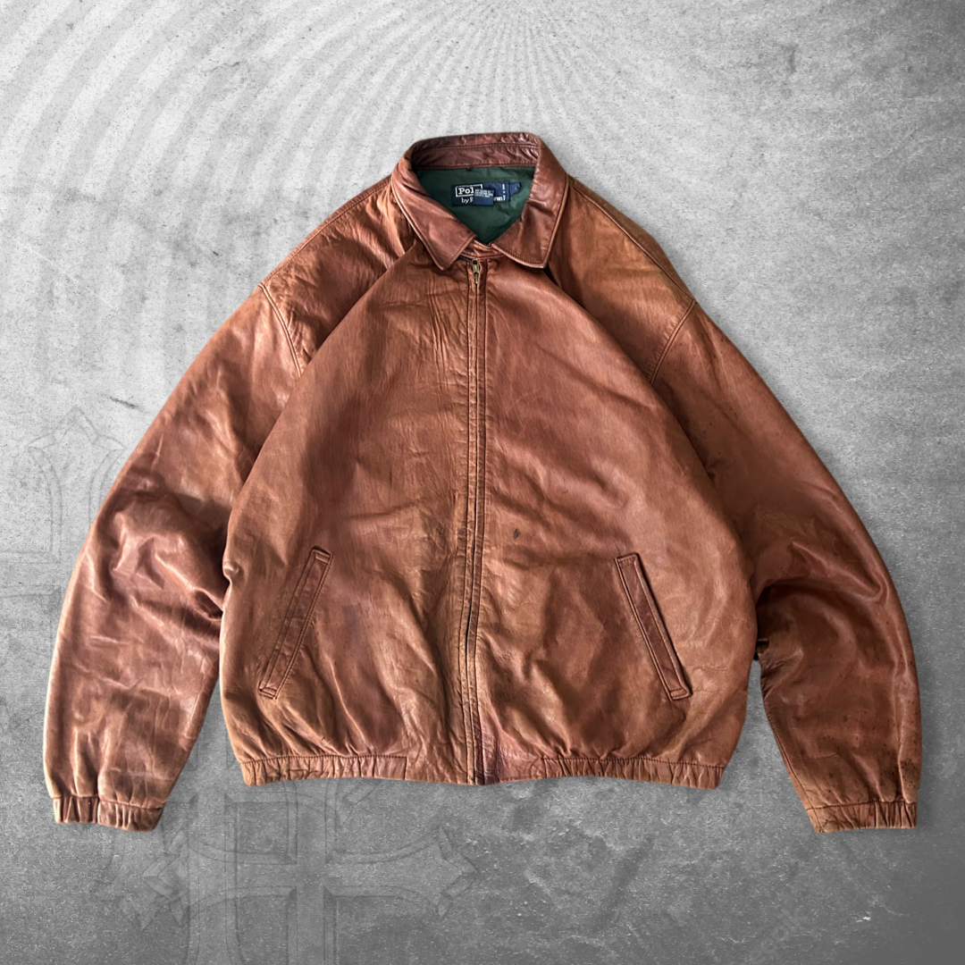 Leather Polo Ralph Lauren Jacket 1990s (L/XL)