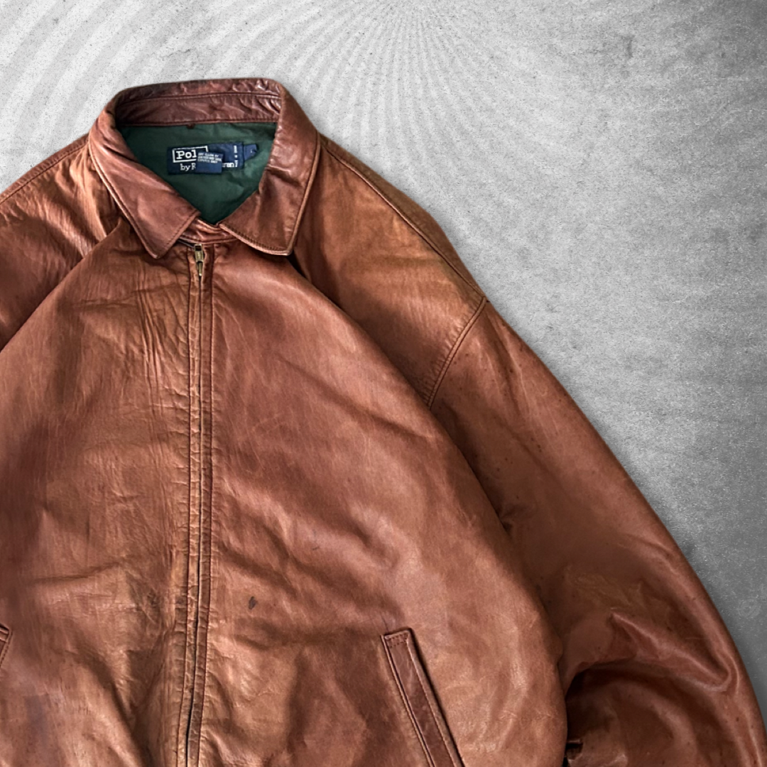 Leather Polo Ralph Lauren Jacket 1990s (L/XL)