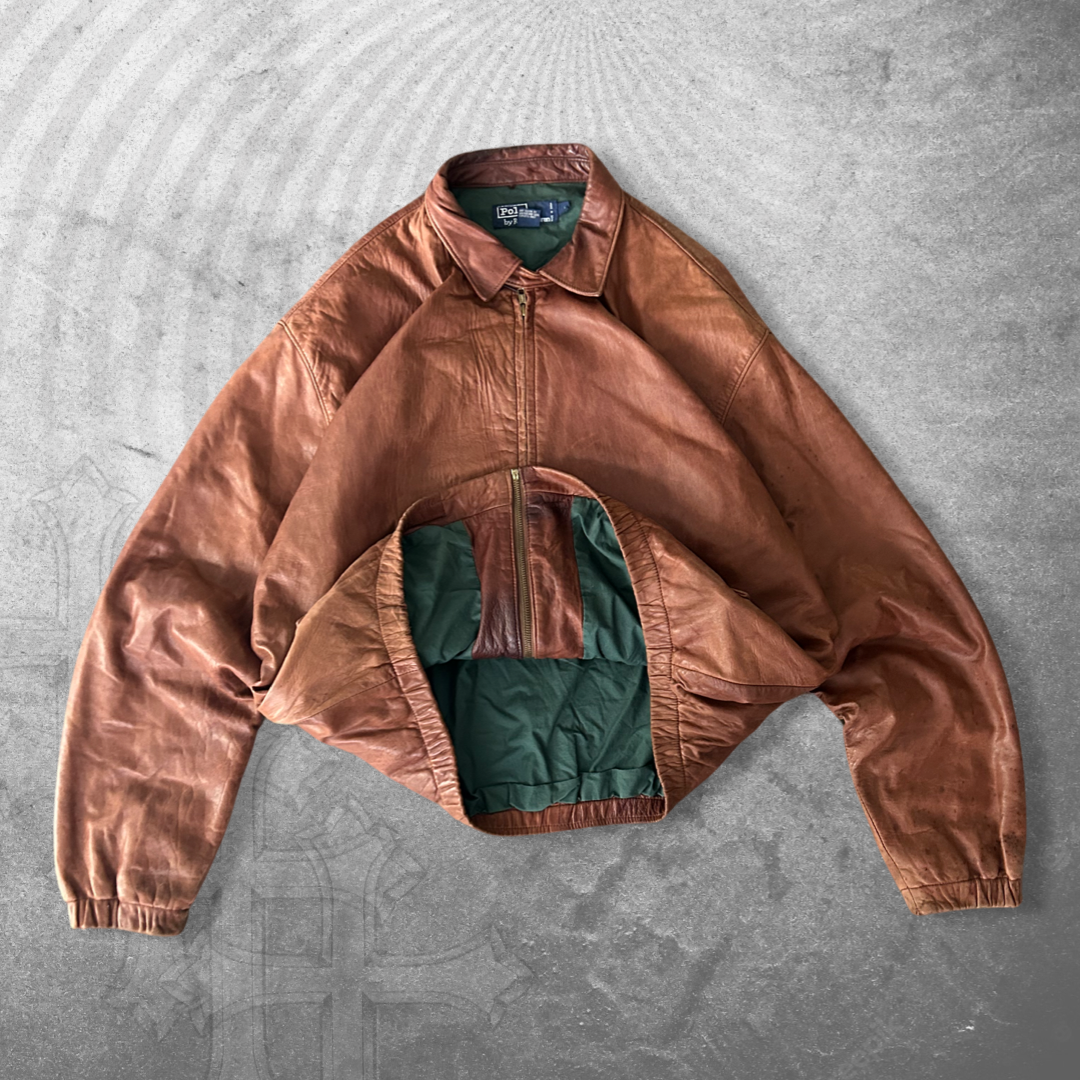 Leather Polo Ralph Lauren Jacket 1990s (L/XL)