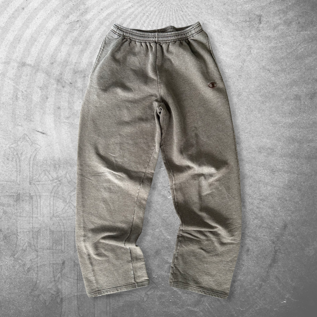 Faded Brown Champion Sweatpants 2000s (M)