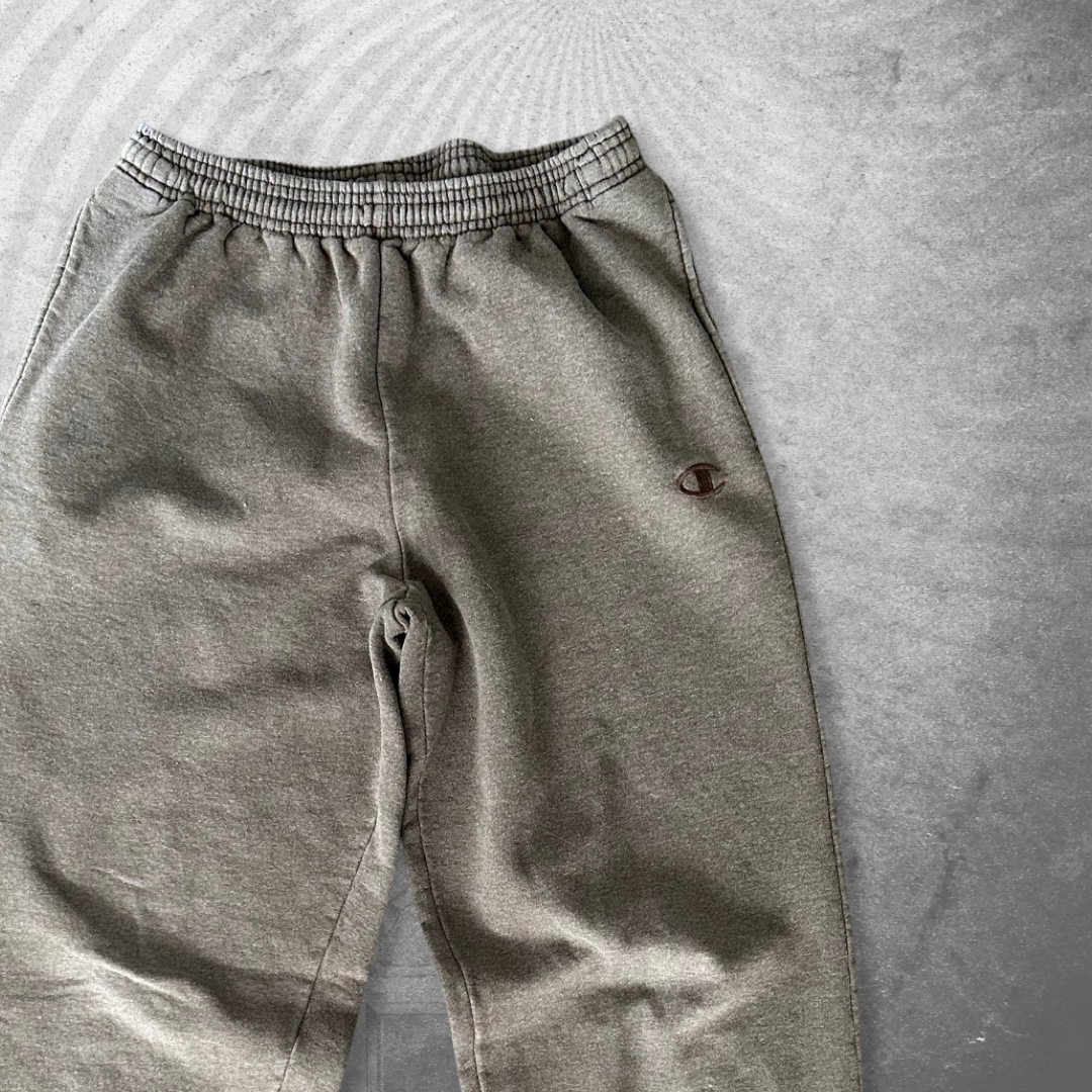 Faded Brown Champion Sweatpants 2000s (M)