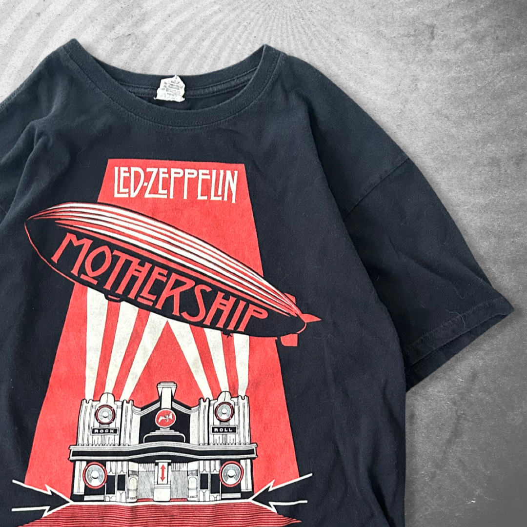 Black Led Zeppelin Mothership Shirt 2000s (L)