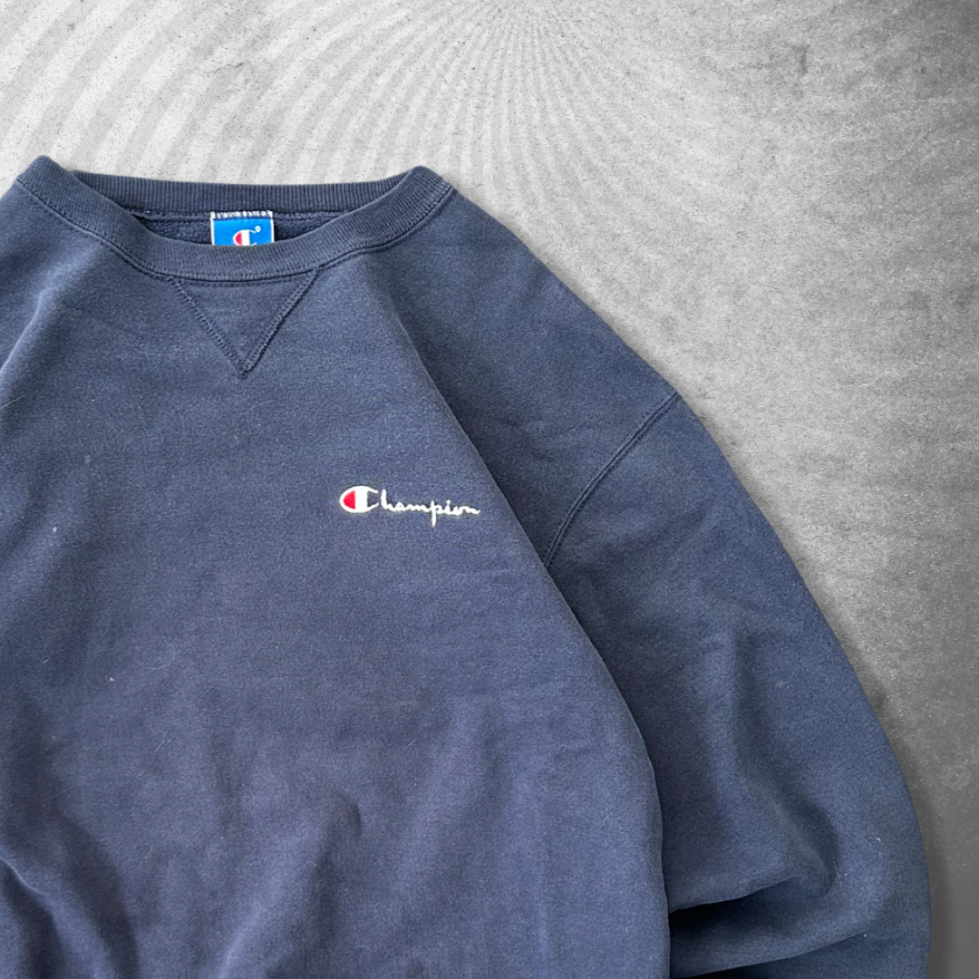 Blue Champion Sweatshirt 1990s (L)