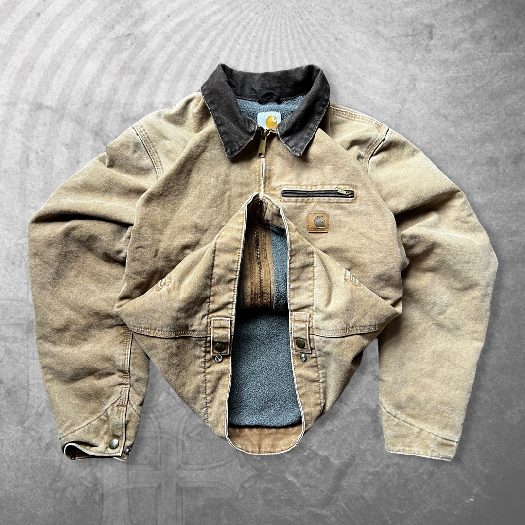 Sandstone Carhartt Detroit Jacket 1990s (S)