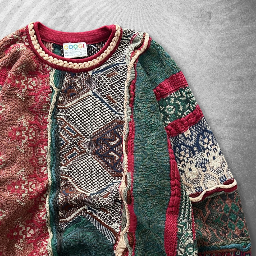 Multicolor Coogi Sweater 1990s (XL)