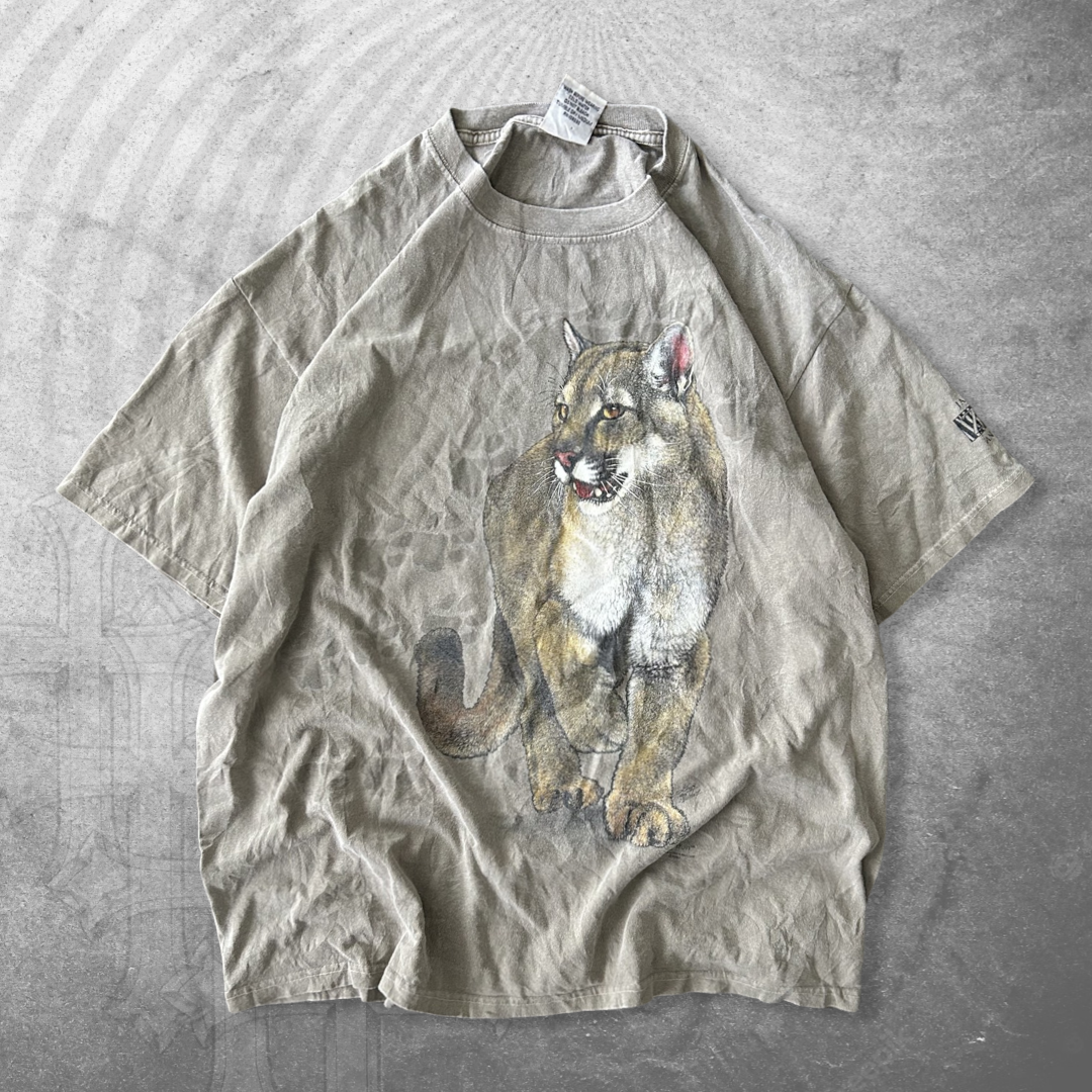 Light Brown Cougar Shirt 1990s (L)