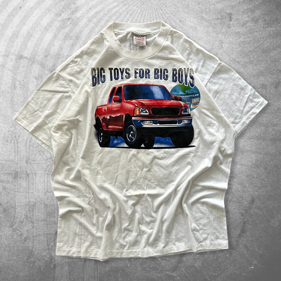 White Big Toys Big Boys Shirt 1990s (XL)