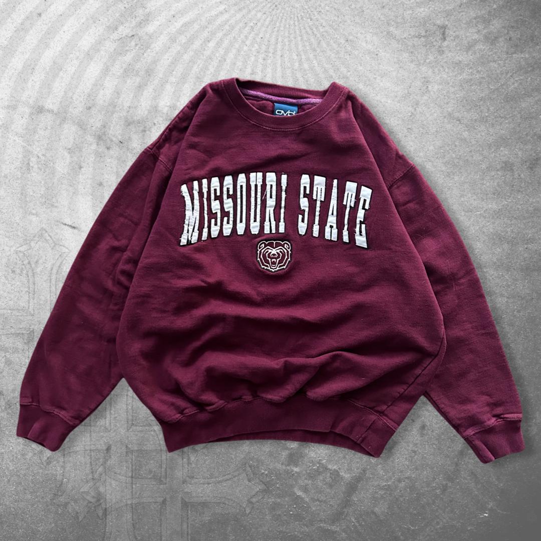 Burgundy Missouri State Sweatshirt 2000s (M)