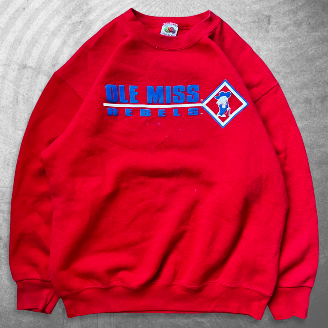 Red Ole Miss Sweatshirt 1990s (M)