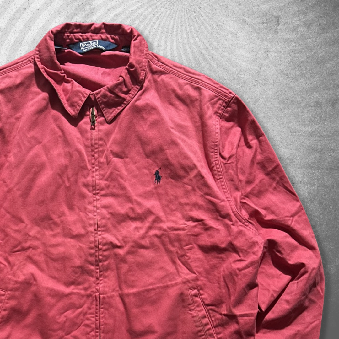 Salmon Polo Harrington Jacket 1990s (L)