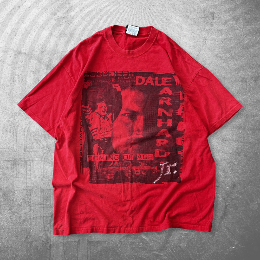 Red Dale Earnhardt Jr Shirt 2000s (XL)
