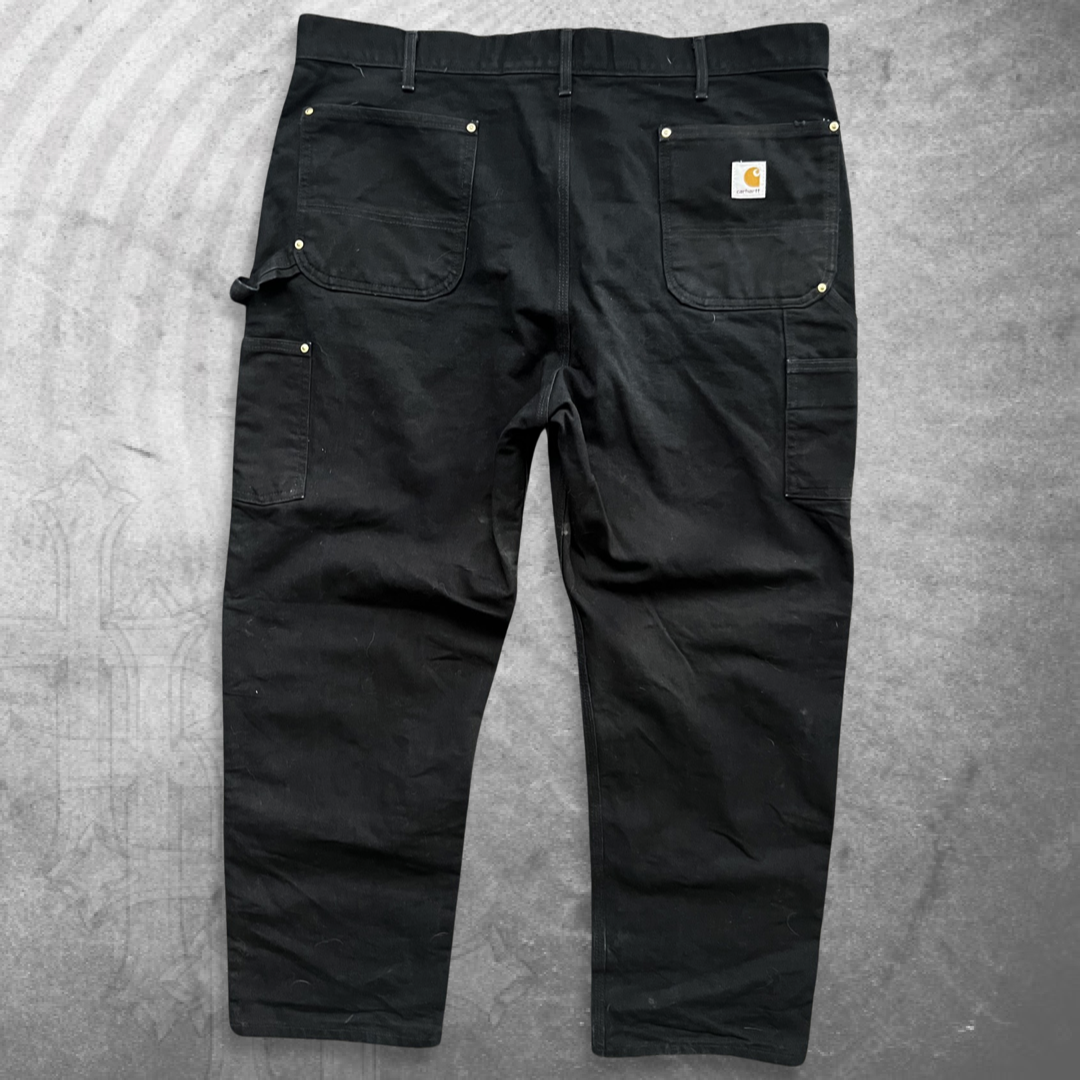 Black Cargo Carhartt Double Knee Pants 2000s (40x31)