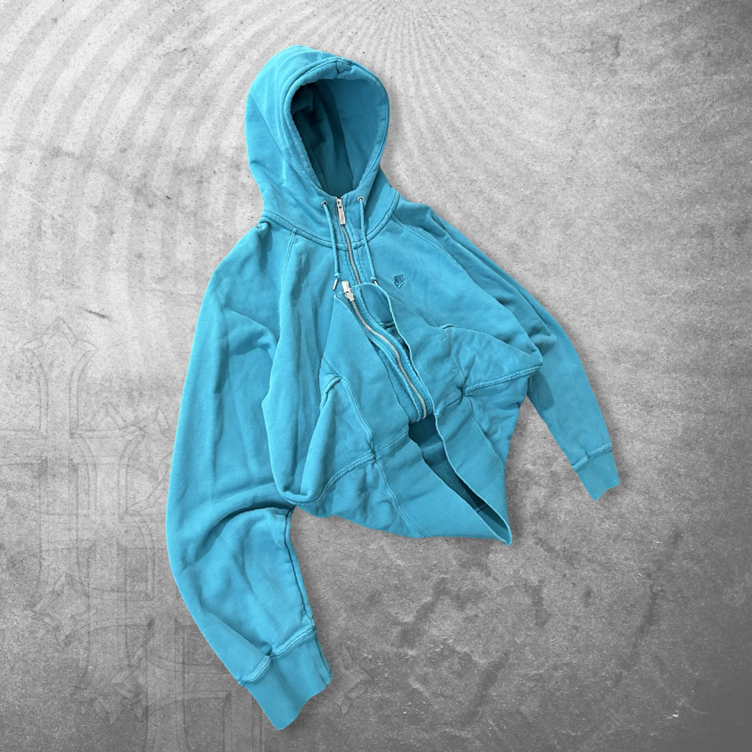 Teal Nike Tonal Hooded Jacket 2000s (M)