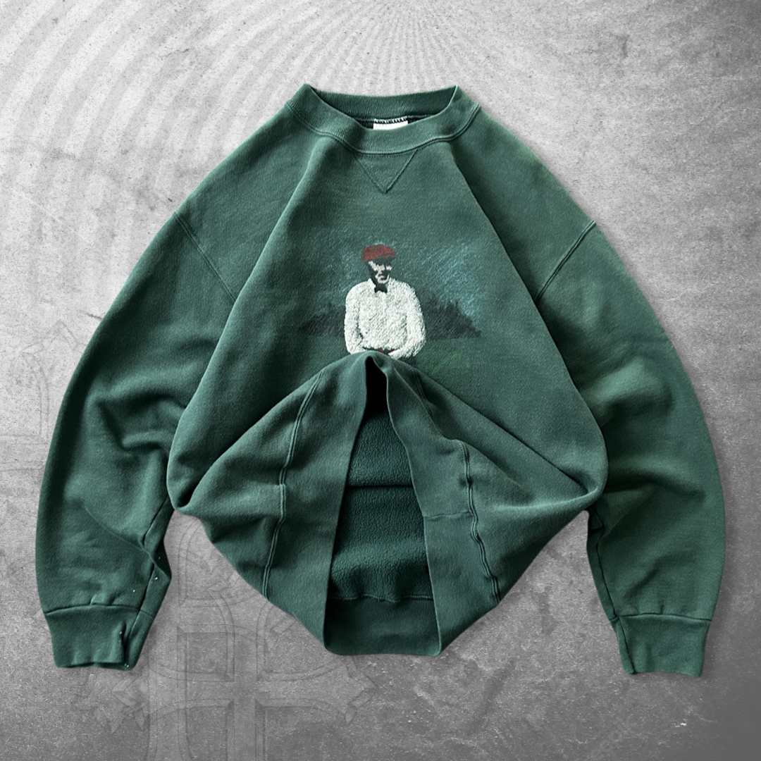 Forrest Green Golf Sweatshirt 1990s (M)