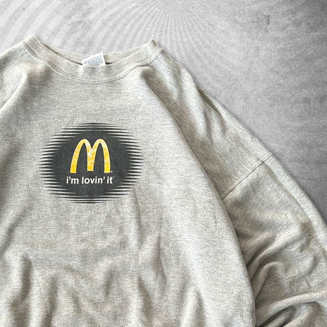 Grey McDonald’s Sweatshirt 1990s (XL)