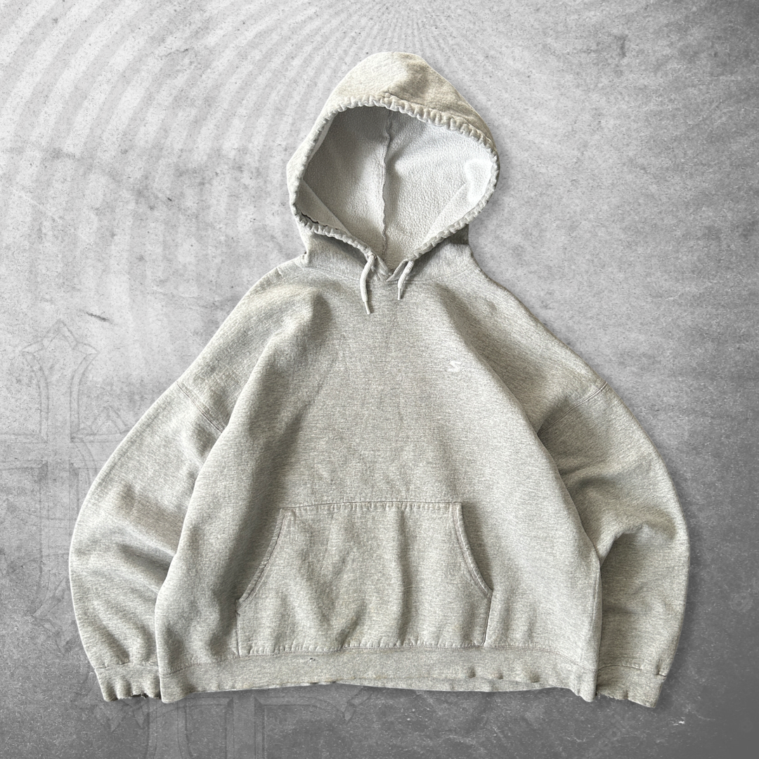 Boxy Grey Starter Hoodie 1990s (XL)