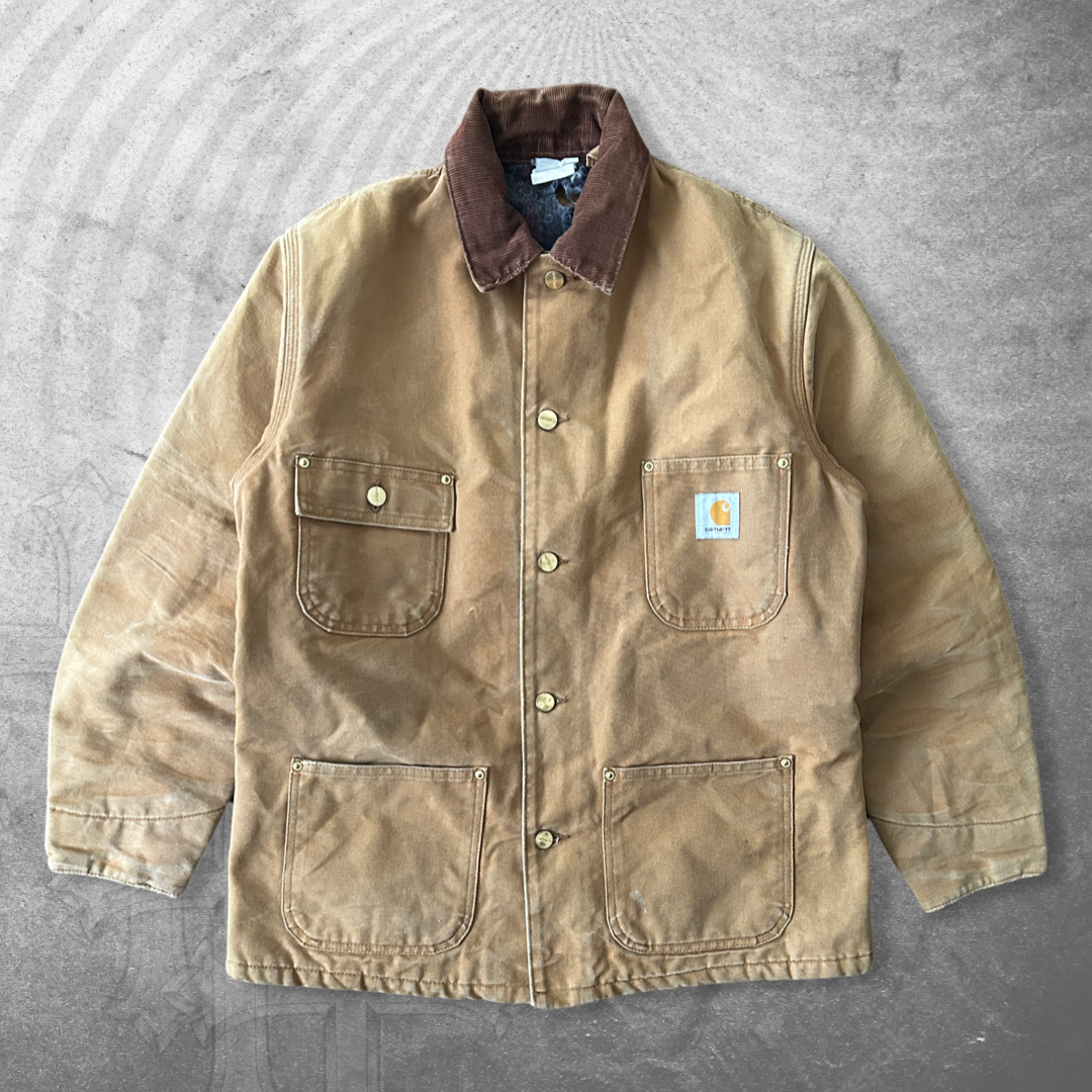 Sandstone Carhartt Chore Coat 1990s (M)