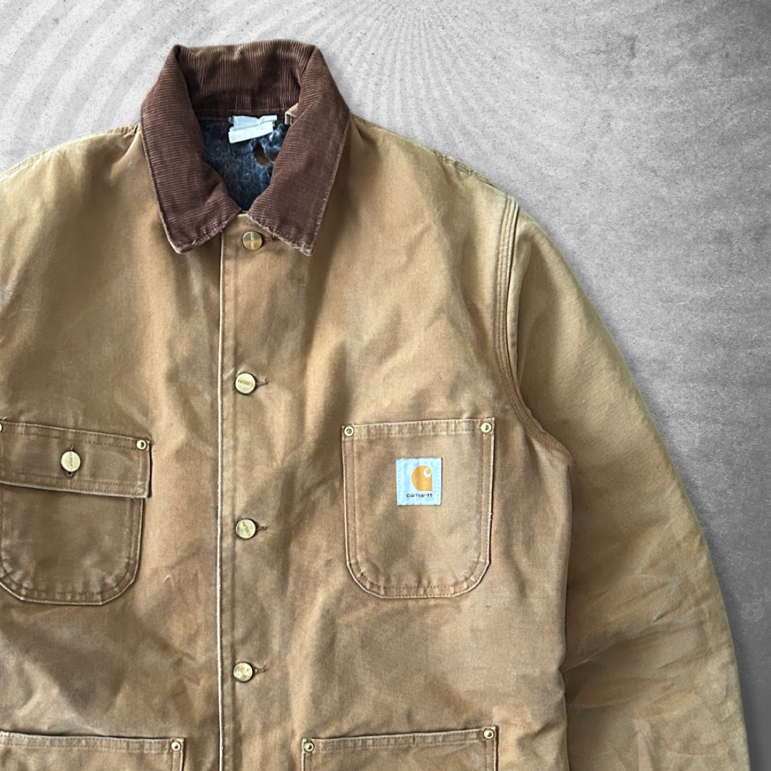 Sandstone Carhartt Chore Coat 1990s (M)