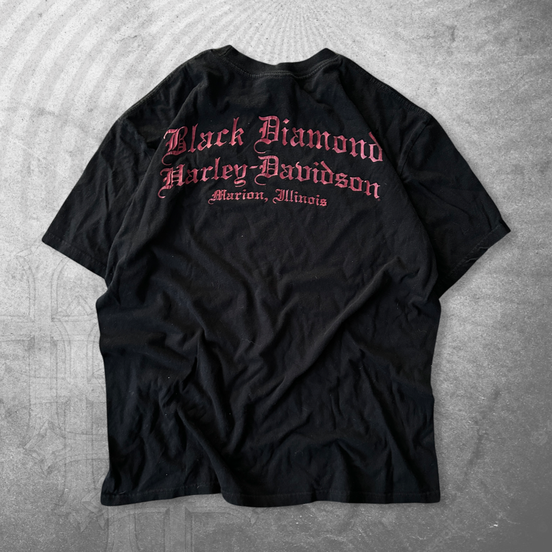 Black Harley Sinister Ride Shirt 2000s (M)