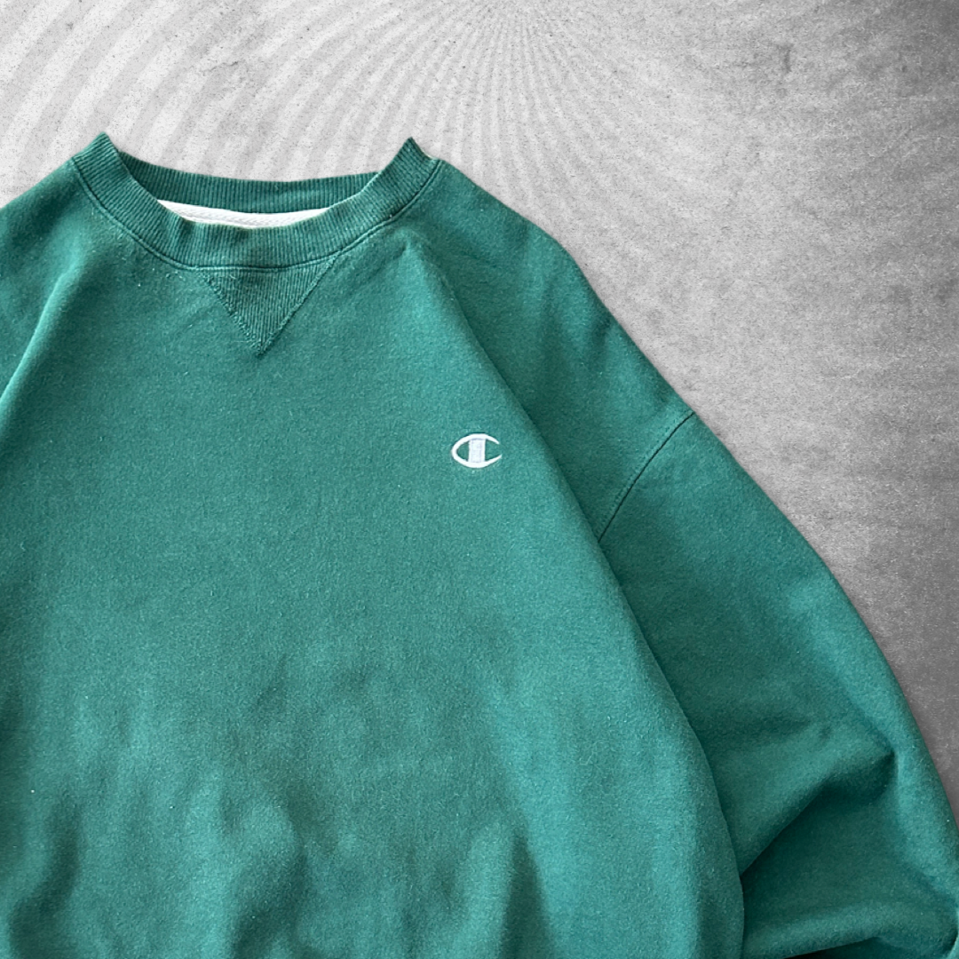Forrest Green Champion Sweatshirt 2000s (L)