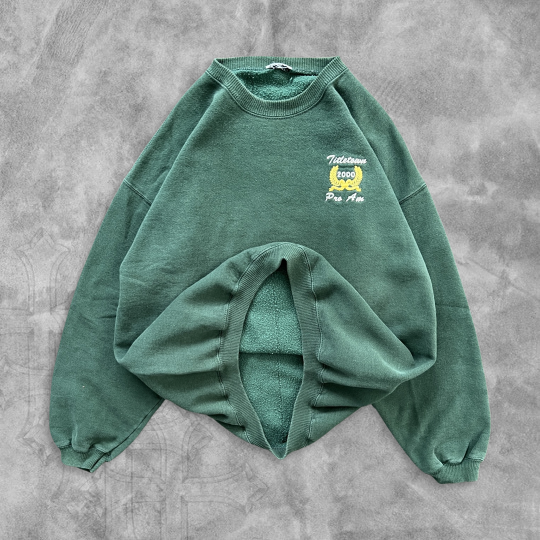 Forrest Green Pan Am Sweatshirt 1990s (L/XL)