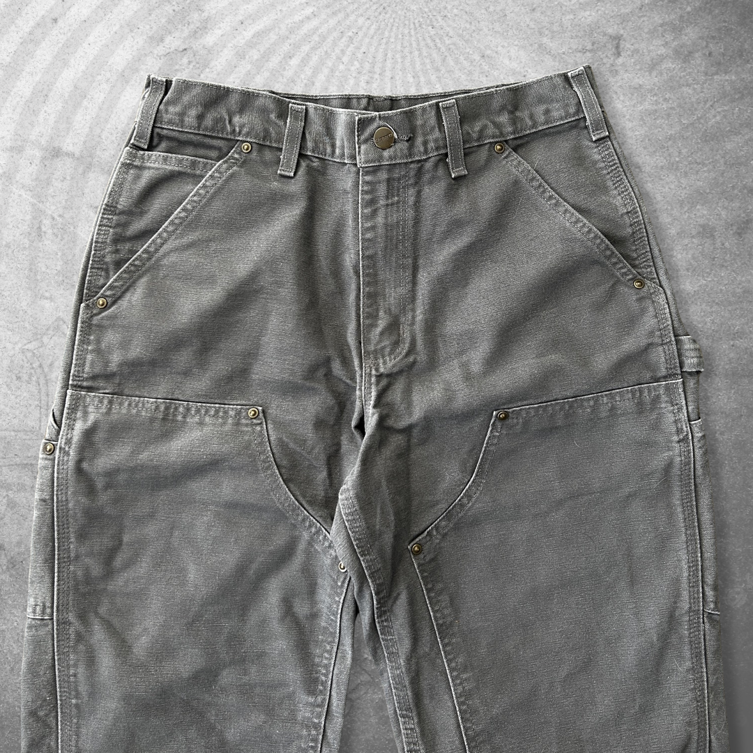 Grey Carhartt Double Knee Pants 1990s (30x32)