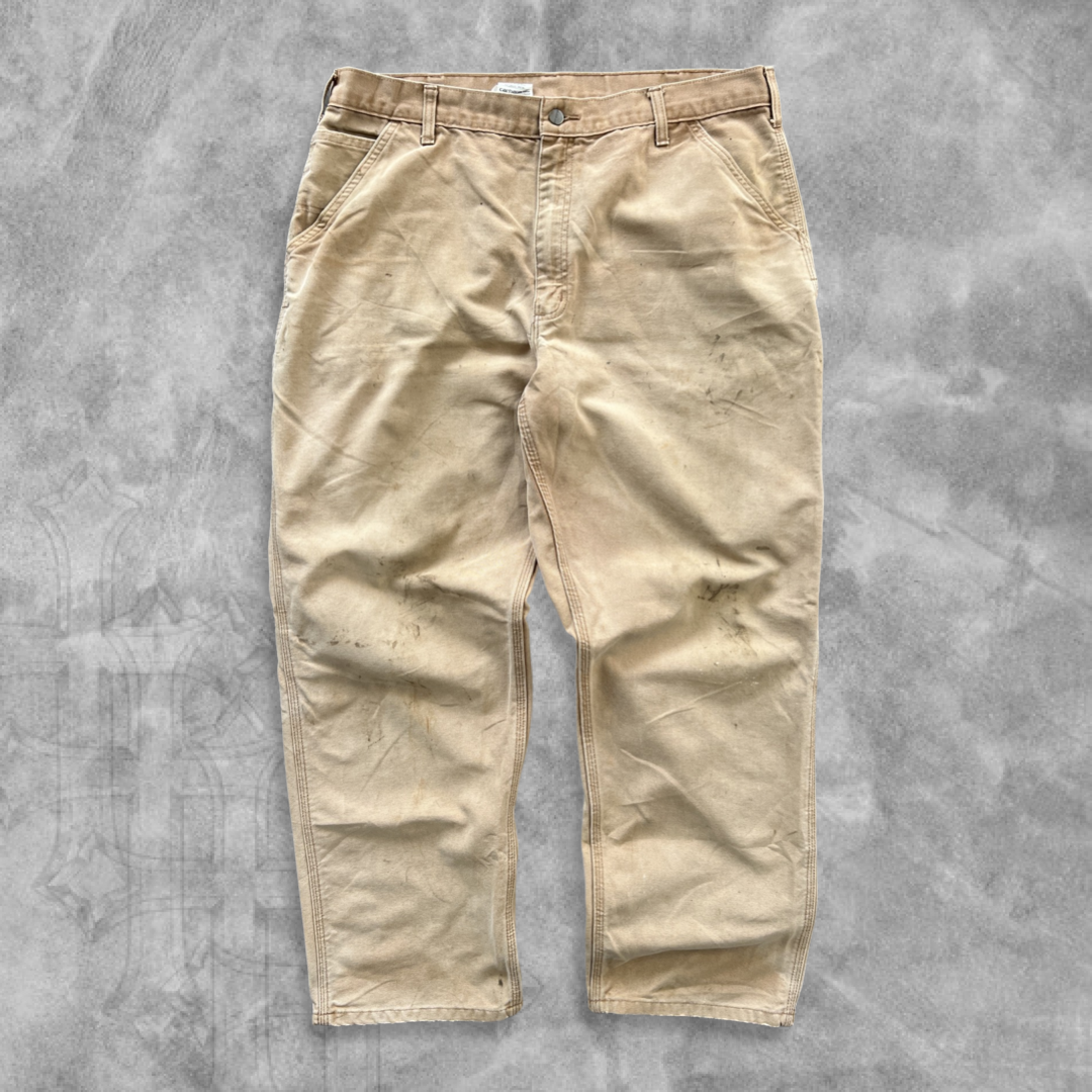 Tan Carhartt Carpenter Pants 1990s (38x30)