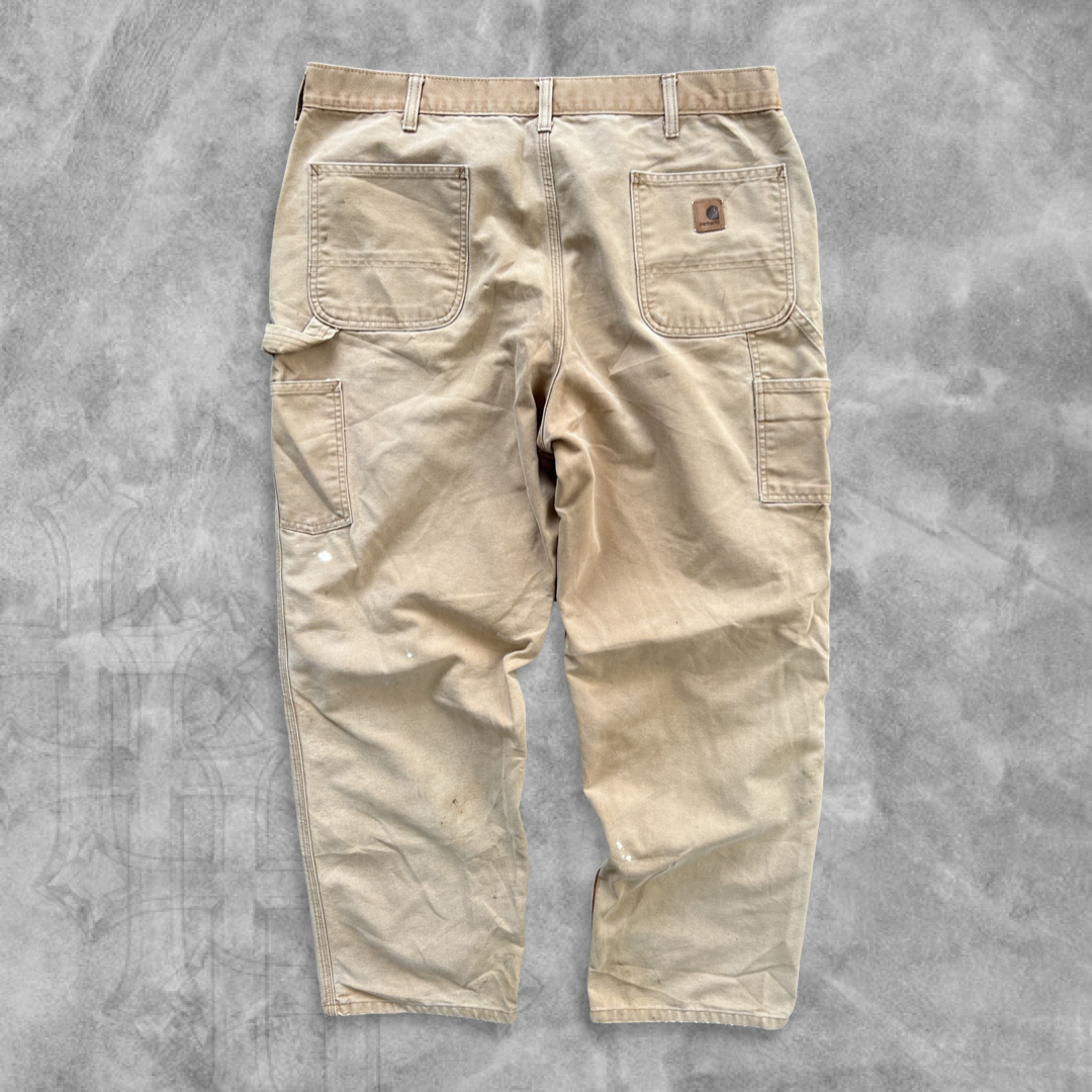 Tan Carhartt Carpenter Pants 1990s (38x30)